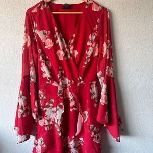City Chic | Secret Lotus Minidress | Size 14